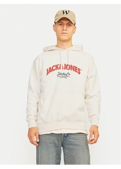 Jack&Jones Bluza Bronx 12262919 Écru Regular Fit ze sklepu MODIVO w kategorii Bluzy męskie - zdjęcie 182600569