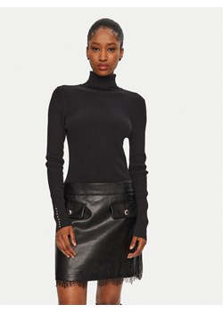 Morgan Sukienka dzianinowa 242-REGOX Czarny Slim Fit ze sklepu MODIVO w kategorii Sukienki - zdjęcie 182600606