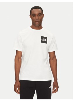 The North Face T-Shirt Fine NF0A8A6M Biały Regular Fit ze sklepu MODIVO w kategorii T-shirty męskie - zdjęcie 182600655