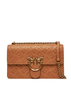 PINKO Torebka Love One Classic Dc 100941 A1YB Brązowy ze sklepu MODIVO w kategorii Listonoszki - zdjęcie 182600679