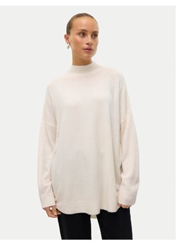 Vero Moda Sweter Plaza 10290784 Beżowy Loose Fit ze sklepu MODIVO w kategorii Swetry damskie - zdjęcie 182600697