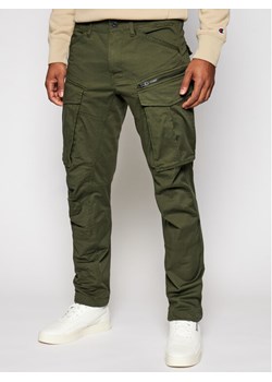 G-Star Raw Spodnie materiałowe Rovic D02190-5126-6059 Zielony Tapered Fit ze sklepu MODIVO w kategorii Spodnie męskie - zdjęcie 182600705