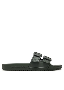 Emporio Armani Klapki XVPS09 XN998 S132 Khaki ze sklepu MODIVO w kategorii Klapki męskie - zdjęcie 182600747