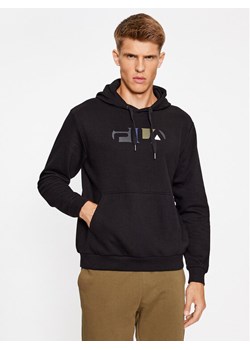 Fila Bluza FAM0511 Czarny Regular Fit ze sklepu MODIVO w kategorii Bluzy męskie - zdjęcie 182600775