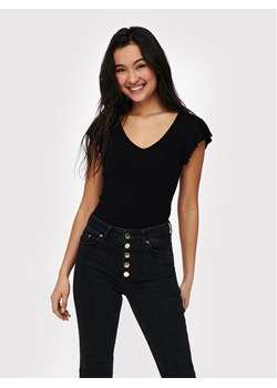 ONLY Bluzka Belia 15227187 Czarny Regular Fit ze sklepu MODIVO w kategorii Bluzki damskie - zdjęcie 182600837