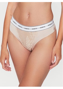 Guess Stringi Belle O2BE00 KBBT0 Beżowy ze sklepu MODIVO w kategorii Majtki damskie - zdjęcie 182600856