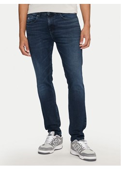 Tommy Jeans Jeansy Austin DM0DM19306 Granatowy Slim Fit ze sklepu MODIVO w kategorii Jeansy męskie - zdjęcie 182600875