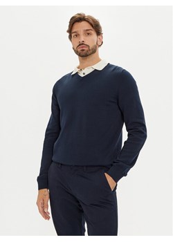 s.Oliver Sweter 2143174 Granatowy Regular Fit ze sklepu MODIVO w kategorii Swetry męskie - zdjęcie 182600897