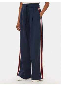 Weekend Max Mara Spodnie palazzo Marsala 2515781011 Granatowy Wide Leg ze sklepu MODIVO w kategorii Spodnie damskie - zdjęcie 182600938