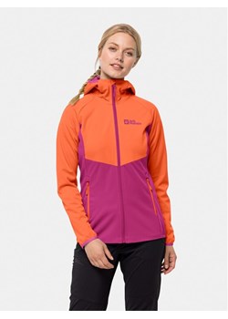 Jack Wolfskin Kurtka softshell Go Hike Softshell 1306862 Różowy Regular Fit ze sklepu MODIVO w kategorii Kurtki damskie - zdjęcie 182600946