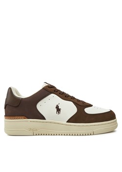 Polo Ralph Lauren Sneakersy Masters Court 809955690003 Brązowy ze sklepu MODIVO w kategorii Buty sportowe męskie - zdjęcie 182600996