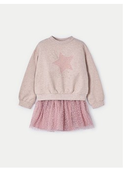 Mayoral Komplet bluza i spódniczka 4937 Brązowy Regular Fit ze sklepu MODIVO w kategorii Komplety dziewczęce - zdjęcie 182601027