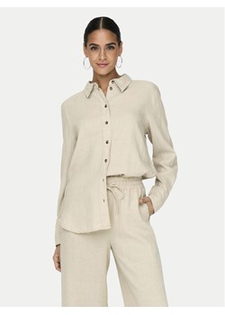 JDY Koszula Say 15318364 Beżowy Loose Fit ze sklepu MODIVO w kategorii Koszule damskie - zdjęcie 182601067