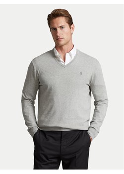 Polo Ralph Lauren Sweter 710670789002 Szary Slim Fit ze sklepu MODIVO w kategorii Swetry męskie - zdjęcie 182601069