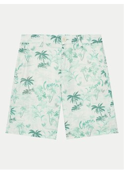 Guess Spodnie materiałowe L5GD20 WFBT0 Zielony Regular Fit - id: 0000304849695 - marki Guess - 182601096 Guess Spodnie materiałowe L5GD20 WFBT0 Zielony Regular Fit ze sklepu MODIVO w kategorii Spodenki chłopięce - zdjęcie 182601096