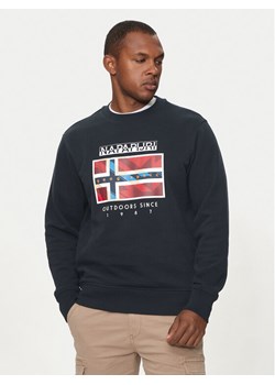 Napapijri Bluza NP0A4IBH Czarny Relaxed Fit ze sklepu MODIVO w kategorii Bluzy męskie - zdjęcie 182601176