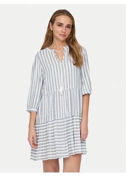 ONLY Sukienka letnia Kaya 15220521 Niebieski Regular Fit ze sklepu MODIVO w kategorii Sukienki - zdjęcie 182601329