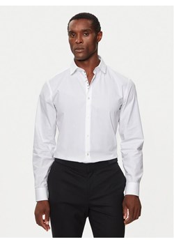 Hugo Koszula Koey 50519729 Biały Slim Fit ze sklepu MODIVO w kategorii Koszule męskie - zdjęcie 182601359