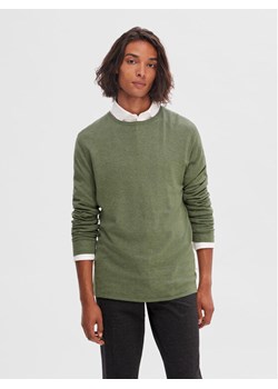 Selected Homme Sweter 16079774 Zielony Regular Fit ze sklepu MODIVO w kategorii Swetry męskie - zdjęcie 182601399