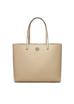 Tory Burch Torebka Mcgraw Tote 152221 Écru ze sklepu MODIVO w kategorii Torebki damskie - zdjęcie 182601605