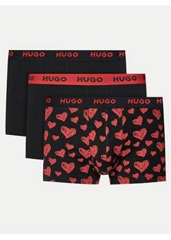 HUGO Komplet 3 par bokserek 50532550 Czarny ze sklepu MODIVO w kategorii Majtki męskie - zdjęcie 182601625