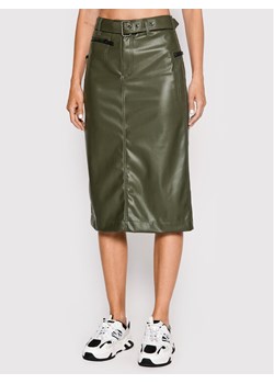 Iceberg Spódnica z imitacji skóry 22II2P0C0312803 Zielony Regular Fit ze sklepu MODIVO w kategorii Spódnice - zdjęcie 182601657