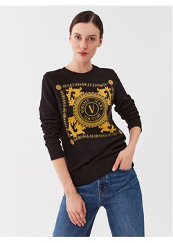 Versace Jeans Couture Bluza 75HAIF07 Czarny Regular Fit ze sklepu MODIVO w kategorii Bluzy damskie - zdjęcie 182601689