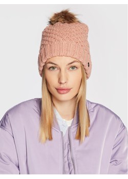 Roxy Czapka ERJHA04015 Różowy ze sklepu MODIVO w kategorii Czapki zimowe damskie - zdjęcie 182601718