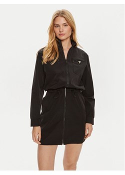 Guess Sukienka codzienna Aurelie V4YK01 WG982 Czarny Regular Fit ze sklepu MODIVO w kategorii Sukienki - zdjęcie 182601789