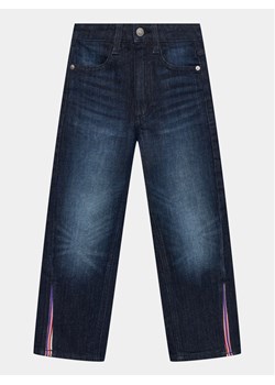 United Colors Of Benetton Jeansy 4EJVCE01X Granatowy Straight Fit ze sklepu MODIVO w kategorii Spodnie chłopięce - zdjęcie 182601869