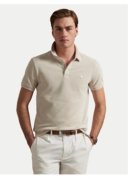 Polo Ralph Lauren Polo 710963494002 Beżowy Custom Slim Fit ze sklepu MODIVO w kategorii T-shirty męskie - zdjęcie 182602185