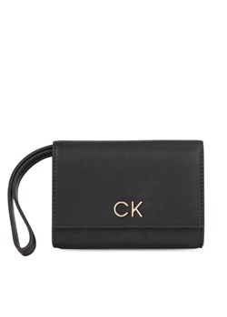 Calvin Klein Portfel damski Re-Lock Bifold & Cardholder Sm K60K611092 Czarny ze sklepu MODIVO w kategorii Portfele damskie - zdjęcie 182602278