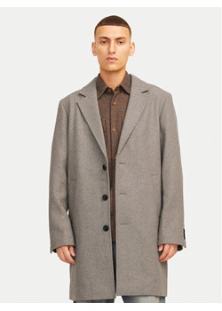 Jack&Jones Płaszcz wełniany Harris 12263845 Beżowy Regular Fit - id: 0000304514821 - marki Jack & Jones - 182602298 Jack&Jones Płaszcz wełniany Harris 12263845 Beżowy Regular Fit ze sklepu MODIVO w kategorii Płaszcze męskie - zdjęcie 182602298