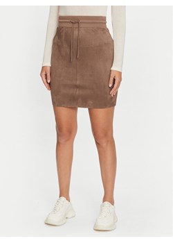 Guess Spódnica mini Tamara W2BD47 KAUJ2 Brązowy Slim Fit ze sklepu MODIVO w kategorii Spódnice - zdjęcie 182602395