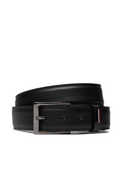Tommy Hilfiger Pasek Męski Business Texture 3.5 Adj AM0AM12069 Czarny ze sklepu MODIVO w kategorii Paski męskie - zdjęcie 182602457