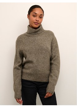 Kaffe Sweter Kaalioma Rollneck 10506946 Beżowy Loose Fit ze sklepu MODIVO w kategorii Swetry damskie - zdjęcie 182602559