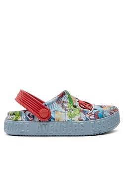 Crocs Klapki Avengers Off Court Clog K 209943 Niebieski ze sklepu MODIVO w kategorii Klapki dziecięce - zdjęcie 182602577