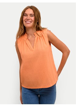 Kaffe Top Alice 10508545 Pomarańczowy Regular Fit ze sklepu MODIVO w kategorii Bluzki damskie - zdjęcie 182602738
