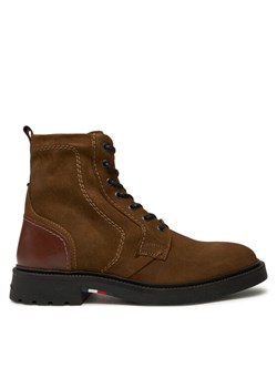 Tommy Hilfiger Kozaki FM0FM05105 Brązowy ze sklepu MODIVO w kategorii Buty zimowe męskie - zdjęcie 182602779