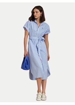 Polo Ralph Lauren Sukienka koszulowa 211959911001 Niebieski Regular Fit ze sklepu MODIVO w kategorii Sukienki - zdjęcie 182602798