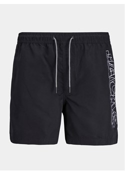 Jack&Jones Junior Szorty kąpielowe Fiji 12253748 Czarny Regular Fit ze sklepu MODIVO w kategorii Kąpielówki chłopięce - zdjęcie 182602805