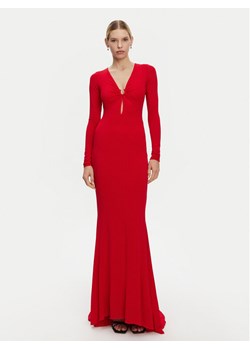 PINKO Sukienka wieczorowa 104935 A2GS Czerwony Slim Fit ze sklepu MODIVO w kategorii Sukienki - zdjęcie 182602888