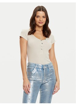 Guess T-Shirt W4RP47 K1814 Szary Regular Fit ze sklepu MODIVO w kategorii Bluzki damskie - zdjęcie 182602945