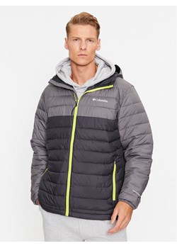 Columbia Kurtka przejściowa Powder Lite™ Hooded Jacket Szary Regular Fit ze sklepu MODIVO w kategorii Kurtki męskie - zdjęcie 182603246
