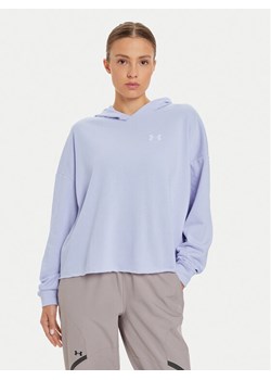 Under Armour Bluza Ua Rival 1382736 Fioletowy Loose Fit ze sklepu MODIVO w kategorii Bluzy damskie - zdjęcie 182603248