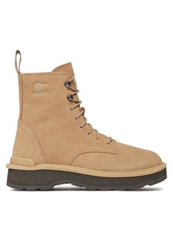 Sorel Botki Hi-Line™ Lace NL4879-262 Brązowy ze sklepu MODIVO w kategorii Workery damskie - zdjęcie 182603269