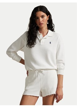 Polo Ralph Lauren Bluza 211965097002 Biały Relaxed Fit ze sklepu MODIVO w kategorii Bluzy damskie - zdjęcie 182603315