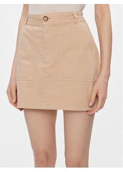 Pepe Jeans Spódnica mini Becky PL901091 Beżowy Slim Fit ze sklepu MODIVO w kategorii Spódnice - zdjęcie 182603317