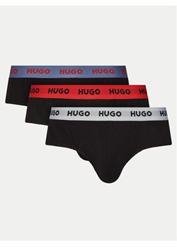 HUGO Komplet 3 par slipów 50532570 Czarny ze sklepu MODIVO w kategorii Majtki męskie - zdjęcie 182603326