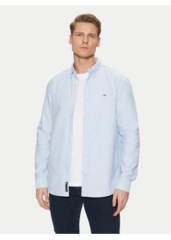 Tommy Jeans Koszula Oxford DM0DM20667 Błękitny Regular Fit ze sklepu MODIVO w kategorii Koszule męskie - zdjęcie 182603359